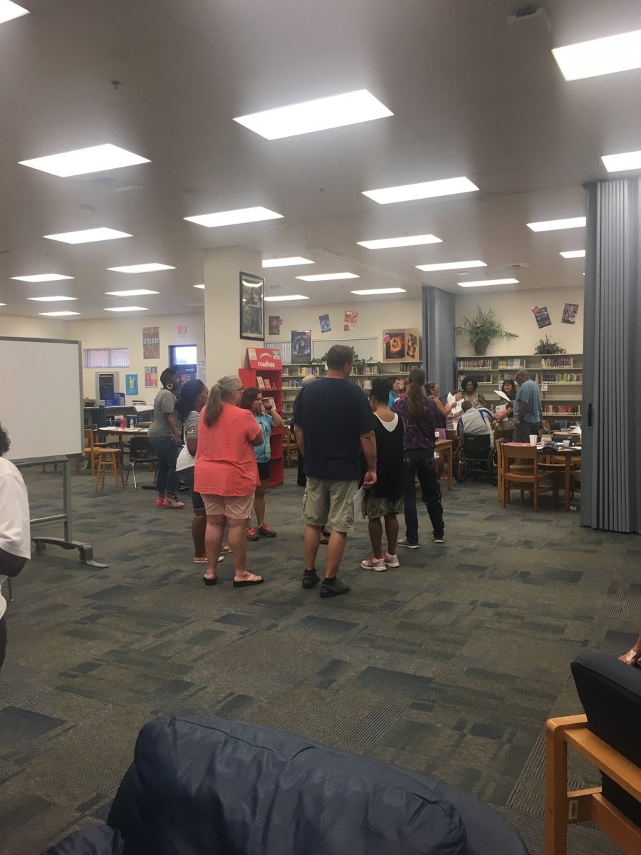 HCPSMarshallMS's tweet photo. Teachers learning about how to use restorative practice and circles @HCPSArea5 https://t.co/ZXipgFD9bS