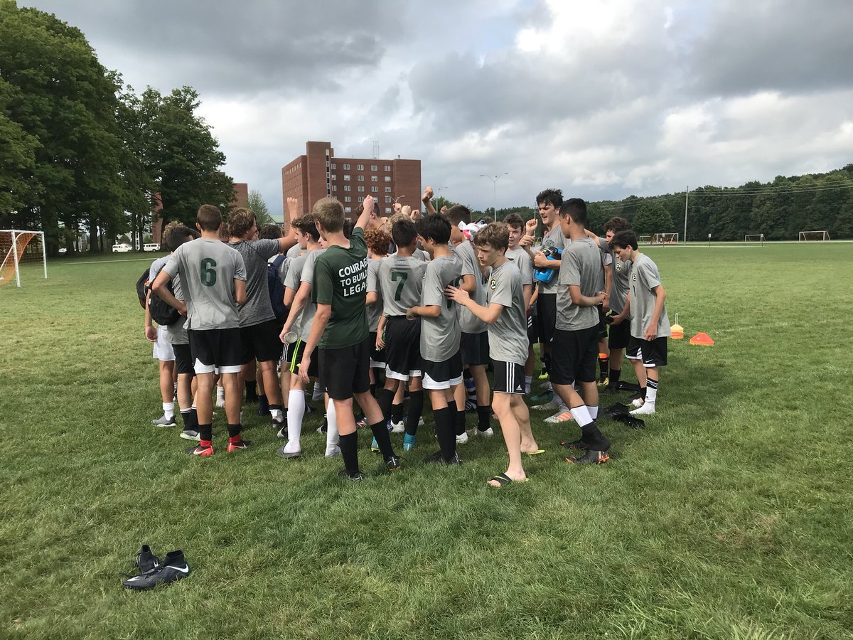 The end of a good hard day of training at Edinboro #Edsup