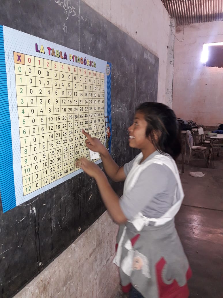 geminianana's tweet photo. #CPPSSaltaEnAcción #CAI11 #TablaPitagórica #MMCCP Carla #CaminoAlSecundario Escuela 4738 Indígena Juan XXIII Pichanal @patriciapinasco @fguillesaavedra @aniberruezo @UrtubeyJM @RangeonMartin @artydance23 https://t.co/72Fe56TWjX