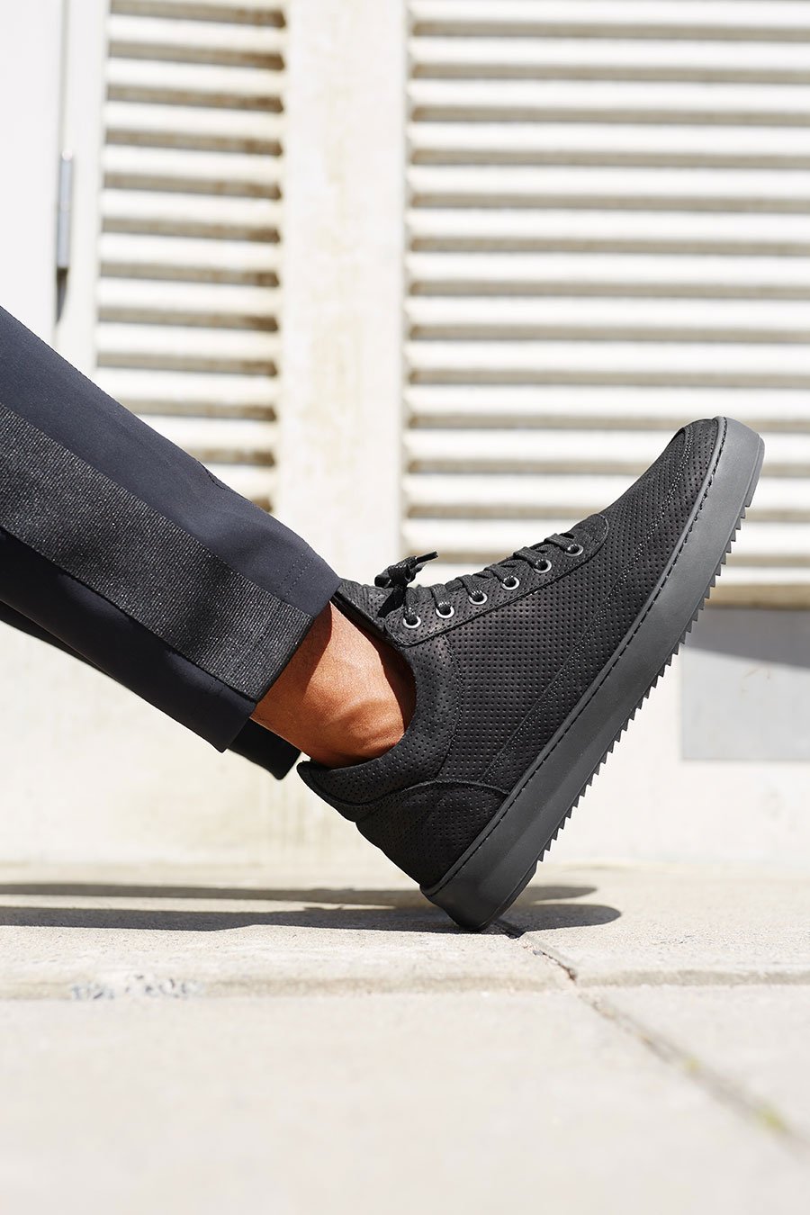 Low top ripple tonal black sale