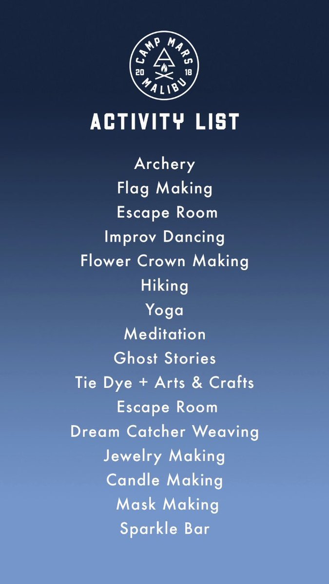 Who’s coming to <a href="/SummerCampMars/">CAMP MARS</a> this wknd!? We’re hosting multiple candle workshops so keep an eye on the schedule and be sure to sign up! #CampMars