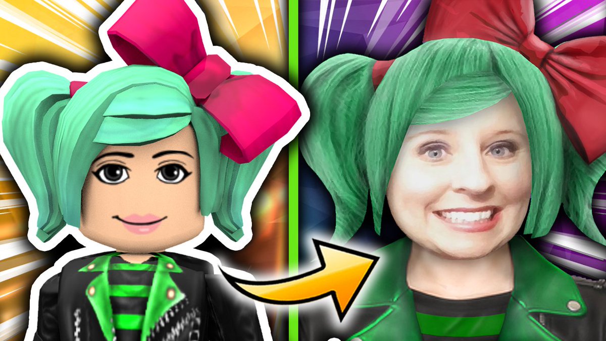 Roblox Youtubers Rainbow Hair