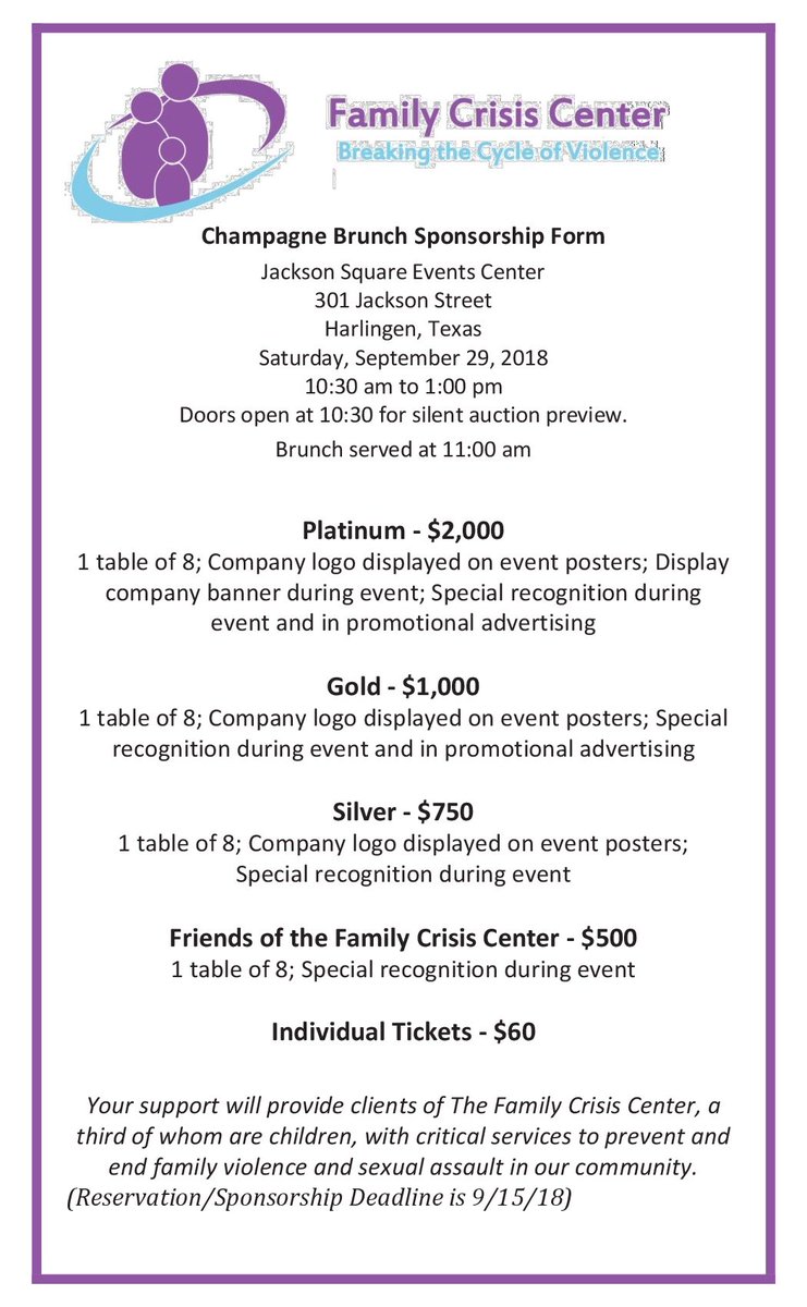 FCCHgn's tweet photo. Please join us for our 8th Annual Champagne Brunch on Sat. Sept. 29,2018! Message us and let us know if you're interested in tickets or sponsorship opportunities, or both! https://t.co/186aKVHpHt