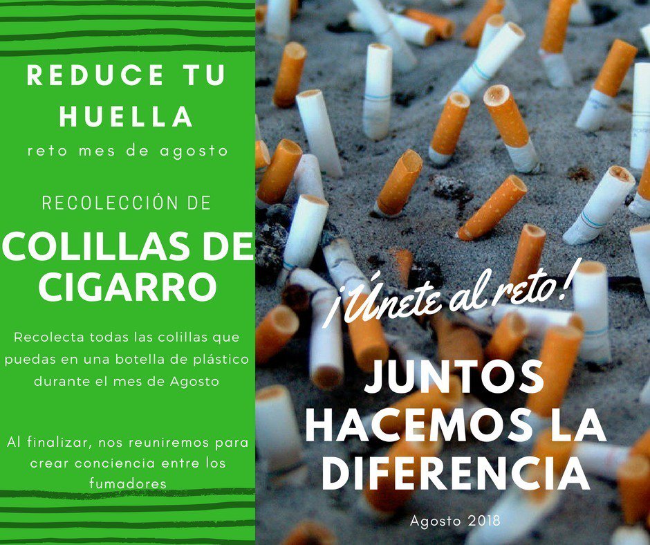 Kino Mágico se une a esta campaña durante agosto y por cada botella con colillas recolectadas ¡recibe un pase gratis!