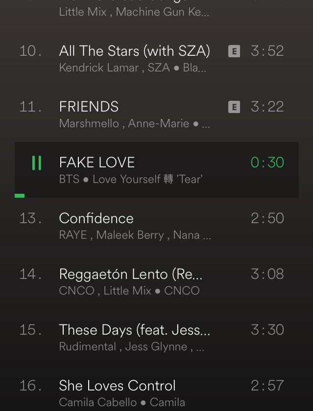 — little mix added "fake love" by bts to their spotify playlist 