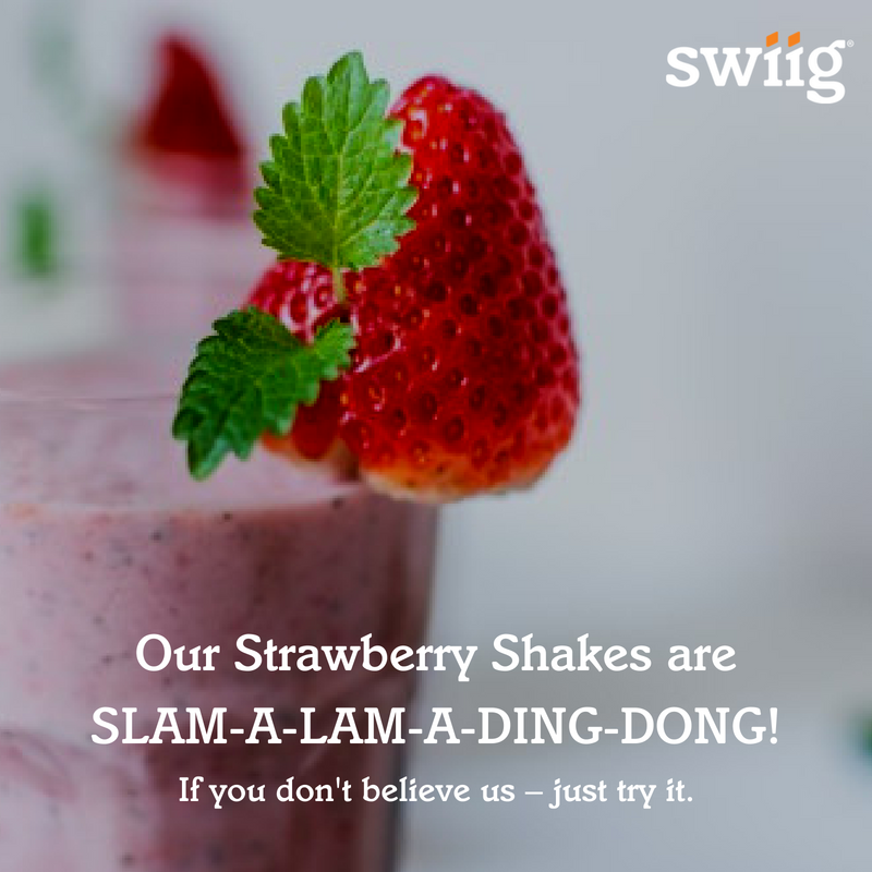 getswiig's tweet photo. https://t.co/lhlGagnPje #getswiig #swiig #slamalamadingdong #strawberry #strawberryshakes #summer #summershake #perfectshake #tryittoday https://t.co/SOEs9KFgjp