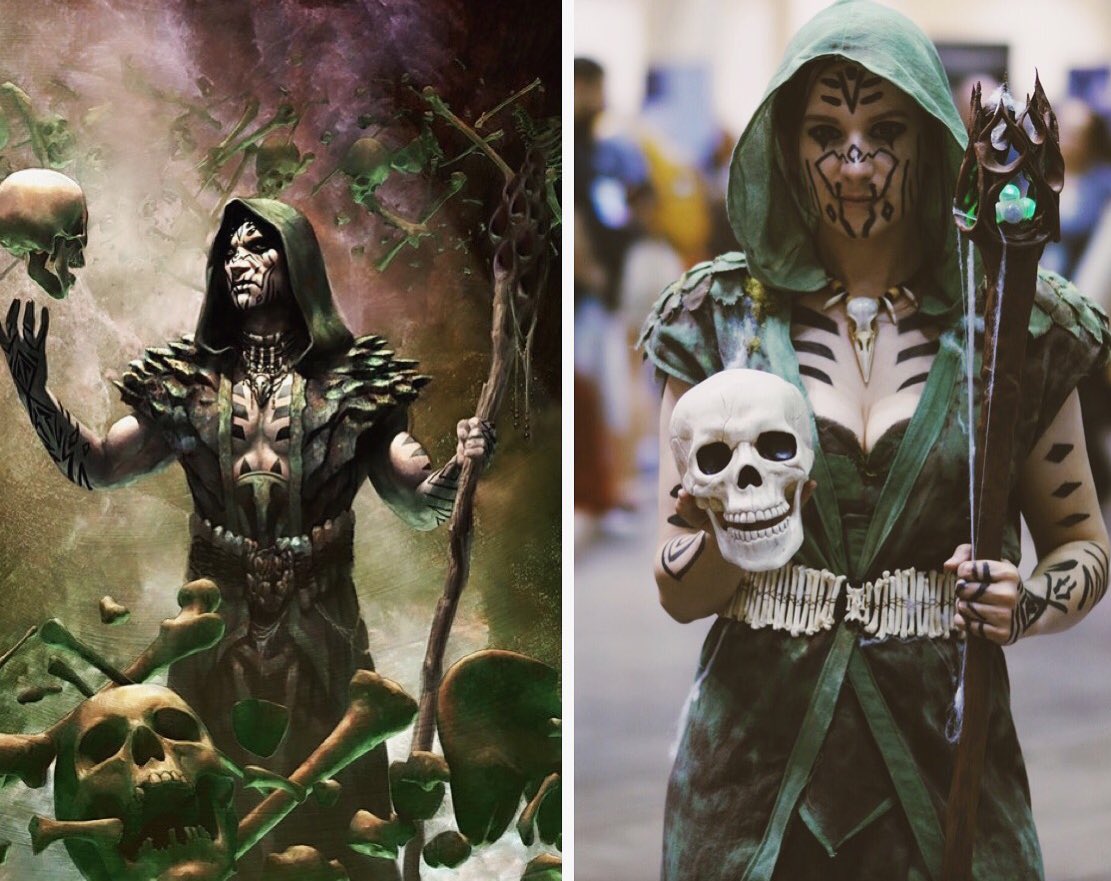 TarmoKat 🔜 Chi-town🏙️ on X: "Death is required for new life. 💀 🌿 Deathrite  Shaman MtG art by @Steve_Argyle Photo by Paul Beachem Cosplay by yours  truly https://t.co/91BWAq59XJ" / X