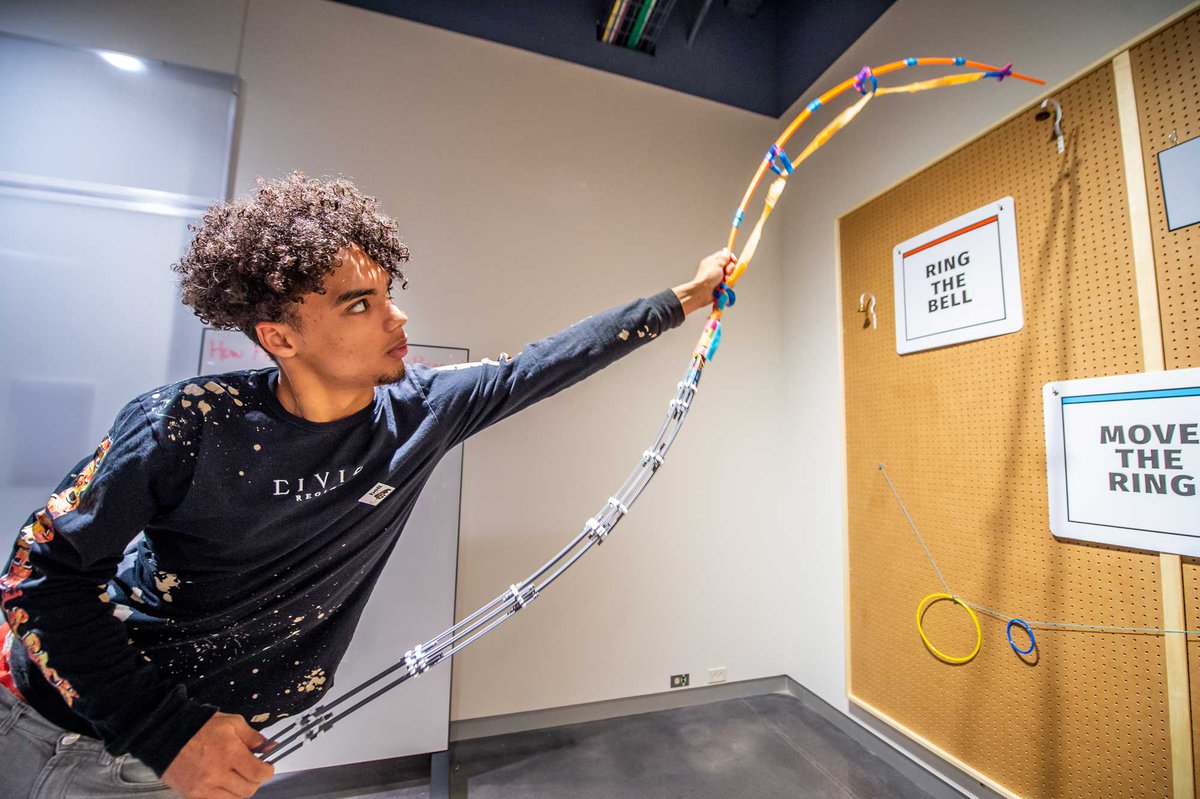 BellMuseum's tweet image. We have two bells... at least through the summer in our #SolutionStudio exhibit! 😅🔔