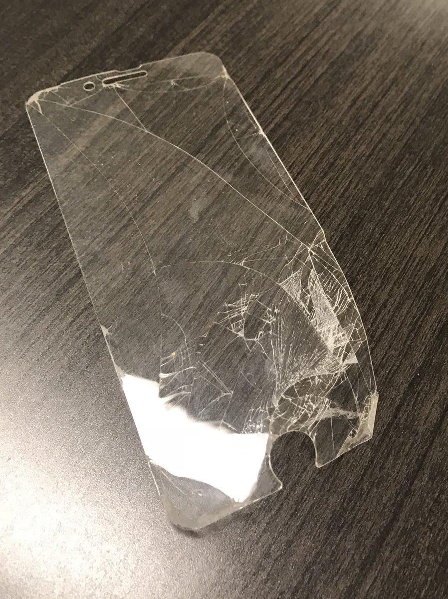 Mr_H_Teacher's tweet photo. #MyScreenProtector I feel it earned its keep. Now I need to be careful with my phone until I get a replacement. https://t.co/4LoM8MBTNf