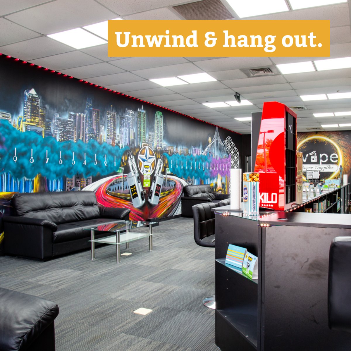 IvapeG's tweet image. Sit back, relax, try a new juice flavor, and make new friends. We're your destination to stock up on supplies or to relax for a while.