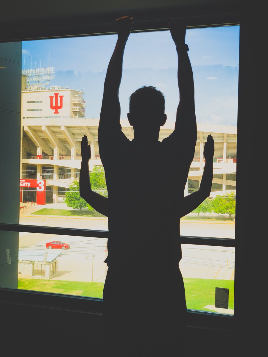 EvolveIU's tweet photo. Who’s ready for this view? Only 10 more days #Hoosiers! #IU #iub #btown #btownsummer #thenewnextlevel #memorialstadium #iufb https://t.co/a7FiiQQupy