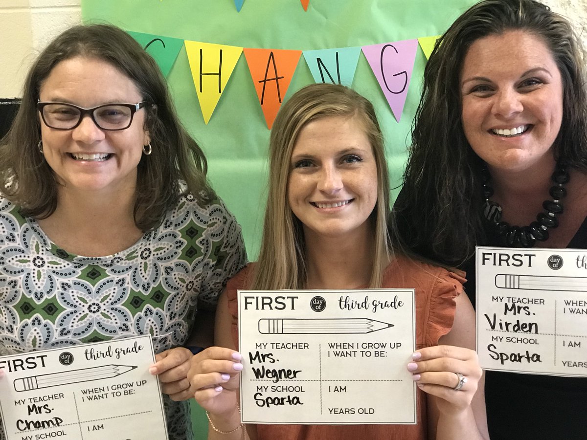 VirdensThird's tweet photo. We are ready to meet our Third graders! #worldchangers! @VirdensThird @SpartaTrojans #liltrojans https://t.co/7VukreZLWG