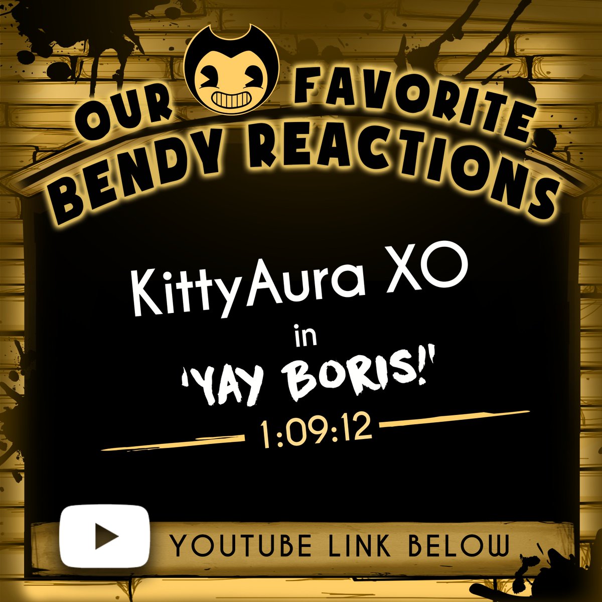 Bendy's tweet image. A #BATIM #ChapterFour #reaction to quickly summarize all the joy we felt being reunited with Boris, thanks to KittyAura XO! Really, it was quite nice to see our lovely friend again, don't you agree?  buff.ly/2OMbDcq