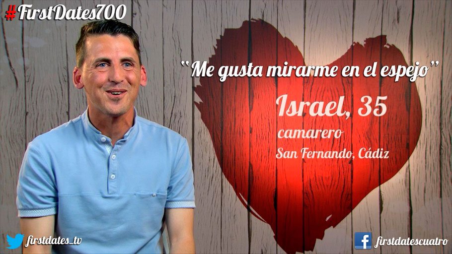 firstdates_tv's tweet photo. A Israel le gustaron los ojos de Charo 😏 #FirstDates700 https://t.co/cyItzlkYu0 https://t.co/klanQLHGwy