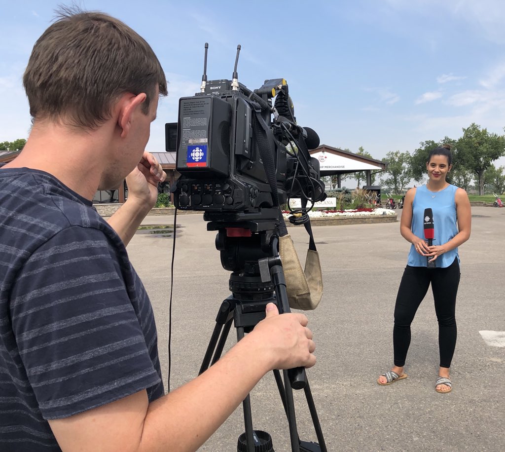 The_Wascana's tweet image. It was great to see @CBCSask’s reporter @hailey_salvian out covering the @cpwomensopen at @The_Wascana today! #localcoverage