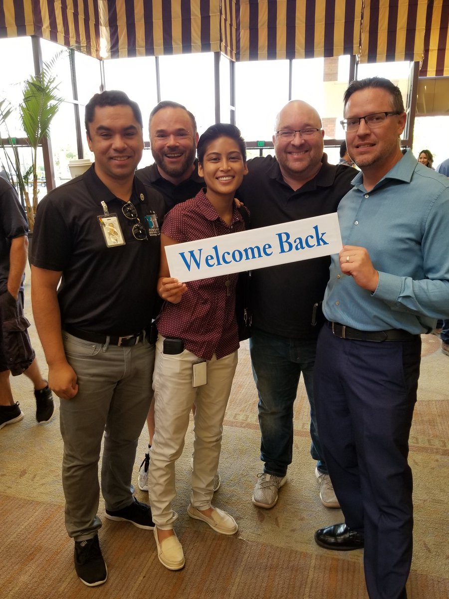 Some of our Technology staff getting ready for the Welcome Back! <a href="/RowlandSchools/">Rowland Schools</a> <a href="/ARE_Members/">A.R.E. Members</a> <a href="/CSEAChapter133/">CSEA Chapter 133</a> #WeAreRUSD