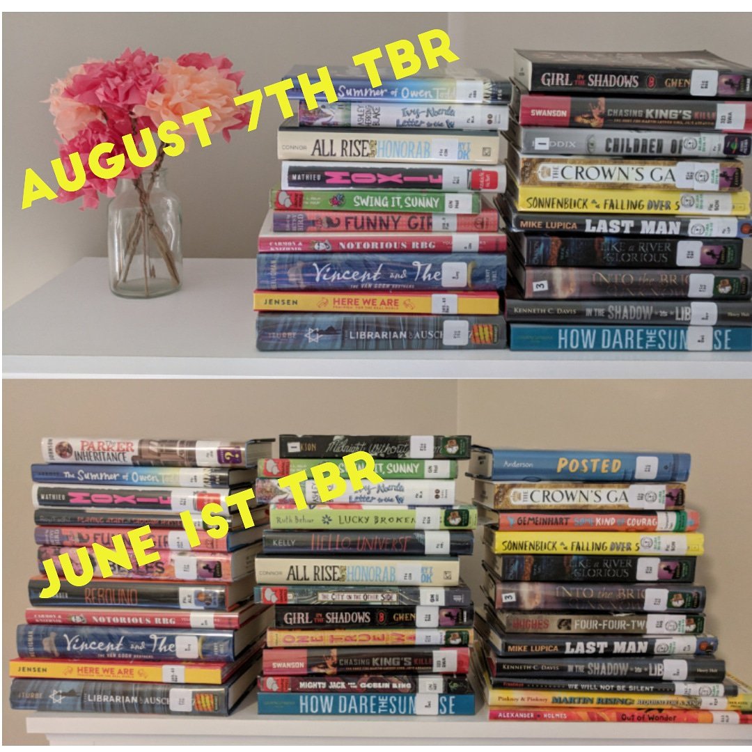 Going #back2school tmrw which means time for my annual #summercheckout #tbr update! While I didn't manage to get through as many school books as I'd hoped, I did manage to squeak out #30booksummer with the 15 others I acquired elsewhere! Great summer with great books!