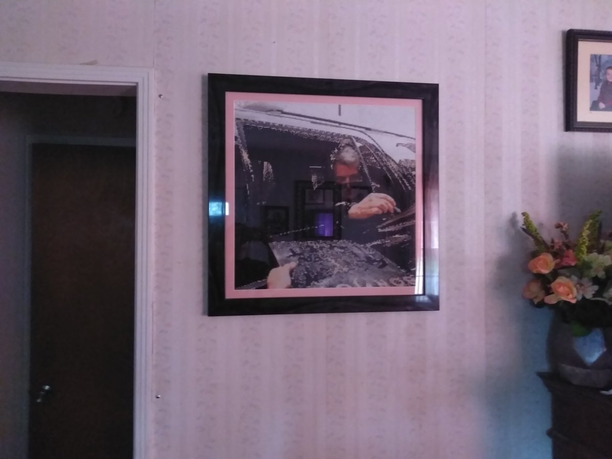 Chantel_benoit's tweet photo. My unique diamond painting of @jonbonjovi from the pic I took the day my dream came true. @bonjovi @TheMattBongiovi https://t.co/f58h8ErH1y