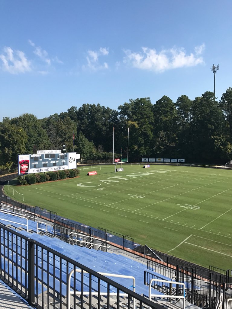 Coach_Weycker's tweet image. First day out on the practice fields. The work is being done by a team striving to make an impact this fall in Shuford Stadium. #ImpactBlue