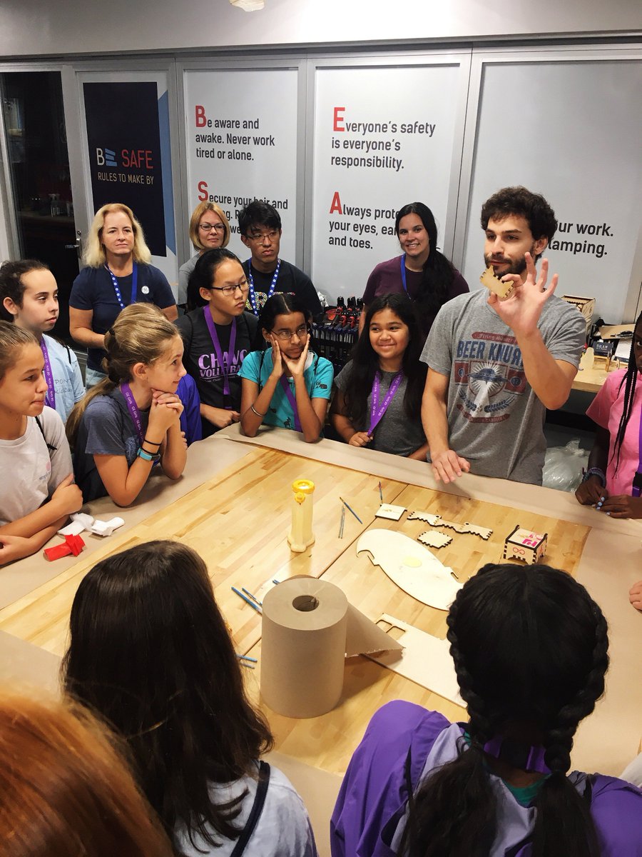 McDougleMiddle's tweet photo. Our amazing and talented girls @McDougleMiddle participated in the @GEGirlsUNC again this year. Extra special shoutouts to @unccs and everyone involved. The girls had a blast and we can't wait to partner with you again next summer. #applaudHer #GEGIRLS2018 https://t.co/1pNZQlxl39