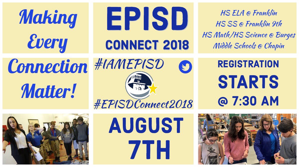 DrTomGamboa's tweet photo. Great day with dedicated HS Social Studies EPISD Teachers #EPISDConnect2018 #ManuelScott #iAmEPISD https://t.co/1N59Zfd3wU