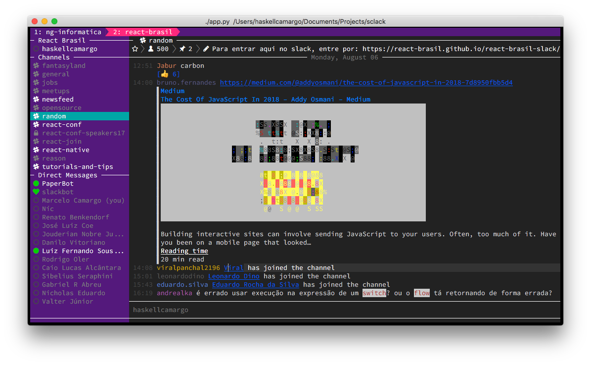 Nexwire's tweet photo. https://t.co/hpXu8LYNvK
Sclack just got multiple workspaces support! 🎉🎉 https://t.co/6xrUnvzjzM