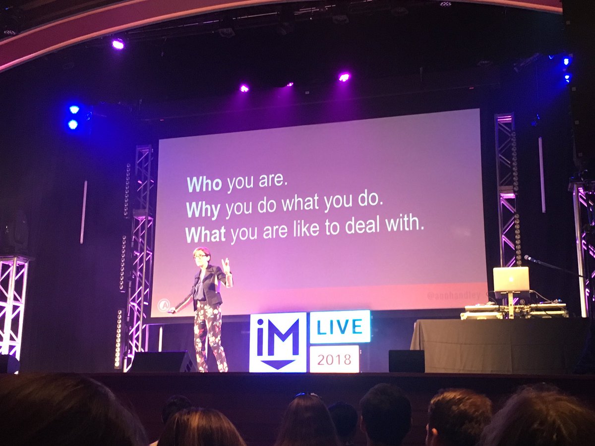 DMTMolly's tweet photo. you’ve got to trust your instincts as a way to leverage your creativity @MarketingProfs #IMLive18 #creativity #creativeleadership #content https://t.co/z2eltIeAA1