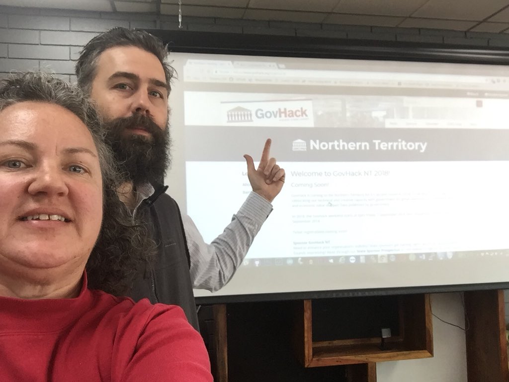 wentale's tweet photo. Setting up for a great #govhack @GovHackNT Connections event in #alicesprings Sandbox Coworking space with some #Page27 Cafe catering. Hosted by @edanbaxter and myself. Get ready to hack - September 7-9. https://t.co/x2lzANrq27