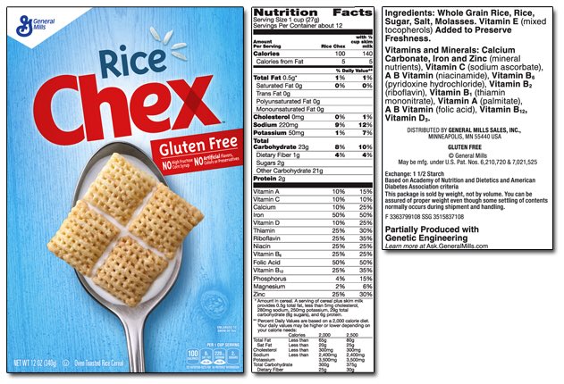 Rice chex nutrition facts