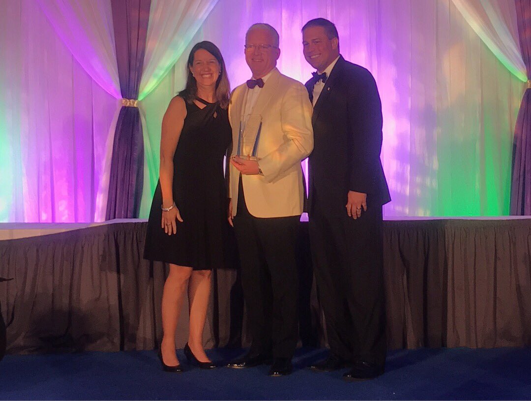OcalaFPRA's tweet photo. Congratulations to Kevin Christian, APR, CPRC who was named the 2018 Doris Fleischman Award winner! We are so proud of you! #FPRA80AC #AC80 #GoldenImage https://t.co/Q7RI4wTEwi