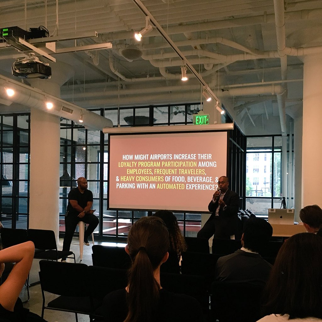 ATLairport's tweet image. #ATLThinks challenge #1: ATLRewards 

How might airports increase their loyalty program participation among employees, frequent travelers + heavy consumers of food, beverage and parking with an automated experience? 🍽🥤🚗