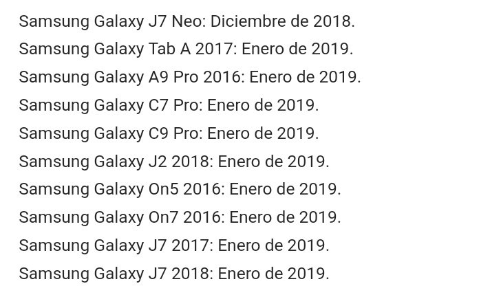 gabrielcar23's tweet image. Estos móviles de #samsung no recibirán #androidoreo hasta el año que viene !!!