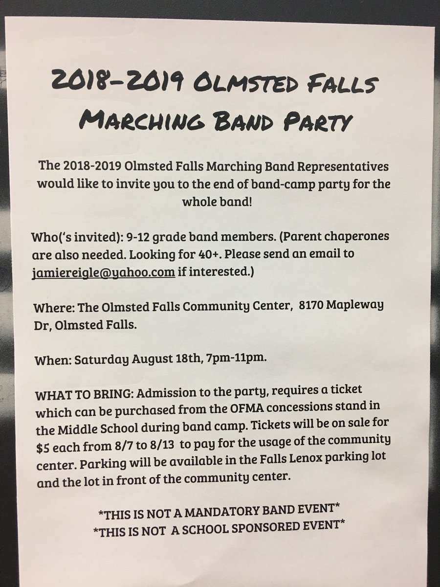 OFMBPR's tweet image. You have until next Monday to buy your tickets! You can’t get in without them!