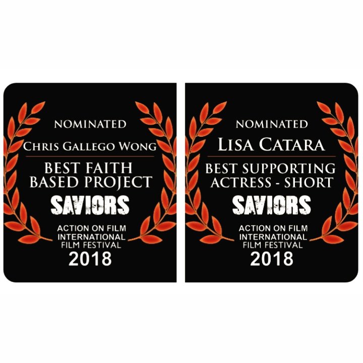 lisa_catara's tweet photo. It's a nice surprise when your talented Director informs that you are both nominated for recognition on your #film! Big Thank You to Del & @ActionOnFilm, and to my "Saviors" crew & cast.
🎬🎭✌🏼
#SupportIndieFilm #aoffest #stunts #filmmaking #actress
#SaviorsMovie #addiction https://t.co/Va9C8Flgh4