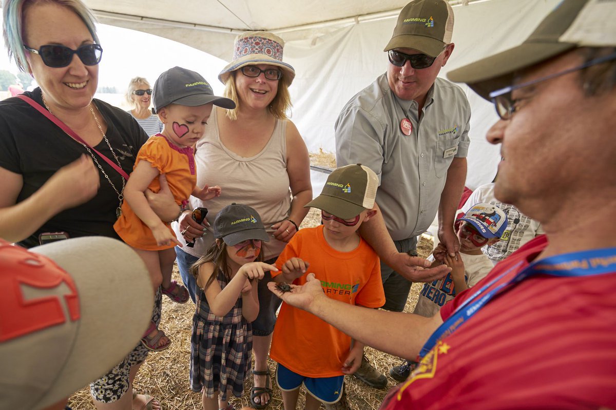 GrowStewardship's tweet photo. Talk about #agriculture and learn from @AlbertaCanola @AlbertaPulse @albertawheat farm stewardship centre @acumenAG @chooseleth @KevinSerfas @TheBrentNicol @canolacouncil during @FarmingSmarter @OpenFarmDays #FSOFD August 18 #yql https://t.co/fakOQ8CiDj