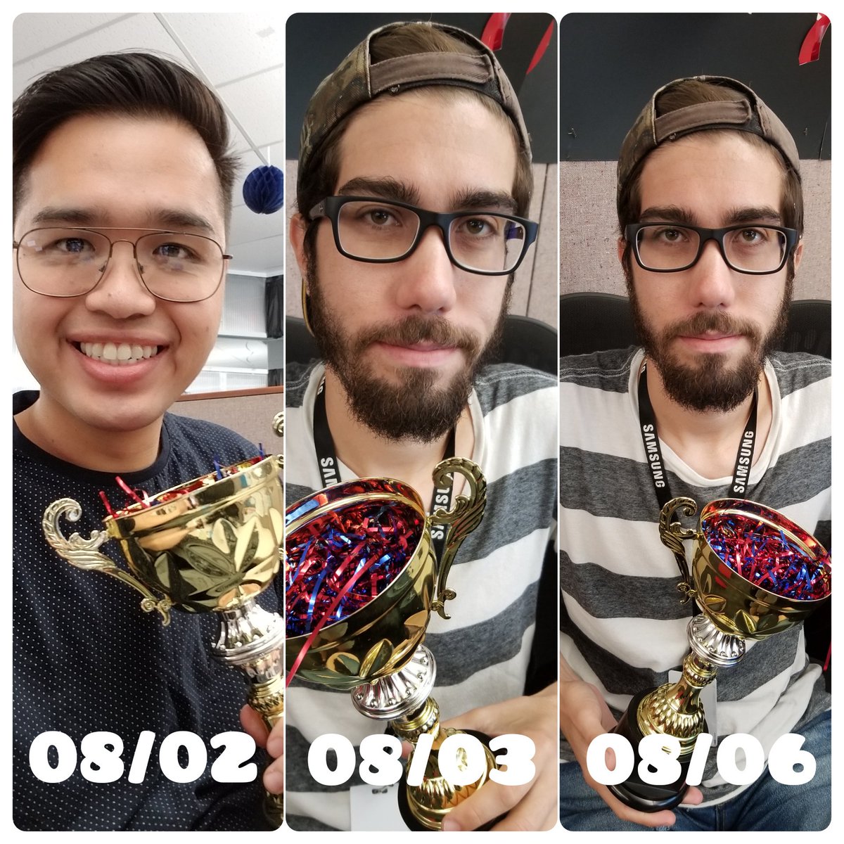 WestVirtualLT's tweet photo. 🏆TEAM RECOGNITION🏆
Congratulations to our most recent daily competition winners HOLLEY and CAMERON! ✌ What's the secret?🤔 Maybe it's the glasses? 👓
@hell0prissy @ShlomotionATX @Hylandr_ATT @AustinAvengers @CJLaBoard #TeamShuri #AustinATS #LifeAtATT #AwesomeATSD https://t.co/60e9arMBiC