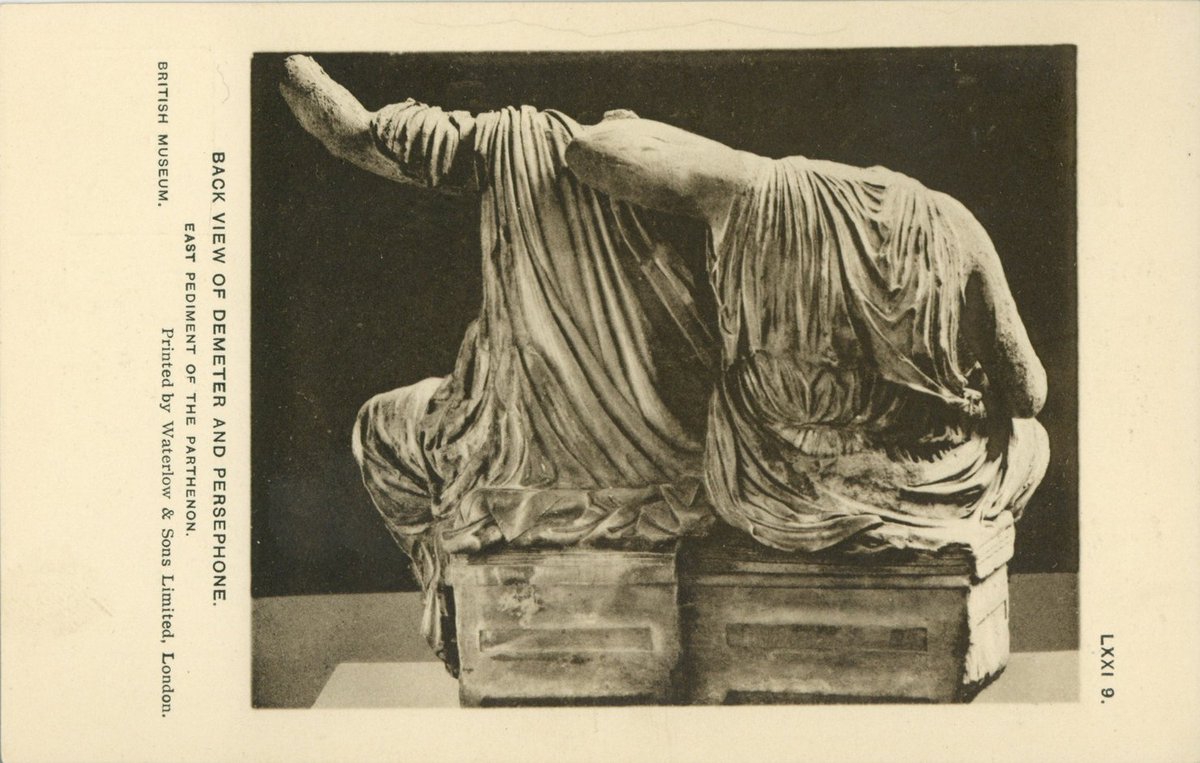 パルテノン神殿にオリュンポスの神々の彫刻を製作したフェイディアスとその製作コストを渋ったアテネの行政官。行政官の「誰も見ない背中側の作業代金は支払わない」との言い分に、フェイディアスは「神が見ている」と答えたとされる。後世に伝わるエピソードには脚色もあるが、彫刻の背中、気になる。 