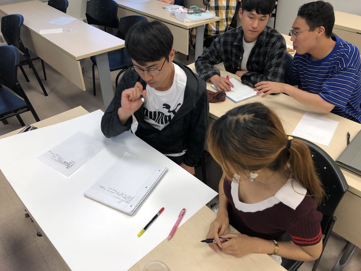 Dudley_CL's tweet photo. Students from Jeonju University and Konkuk University (Korea) developing disruptive innovation solutions at @SenecaHELIX Innovation/Design Thinking workshop. Thanks to Carlos and Chris from @ContactNAUTILUS who assisted in the workshop @SenecaCollege @SenecaIntl @SenecaARIE https://t.co/SUmxYxMkps