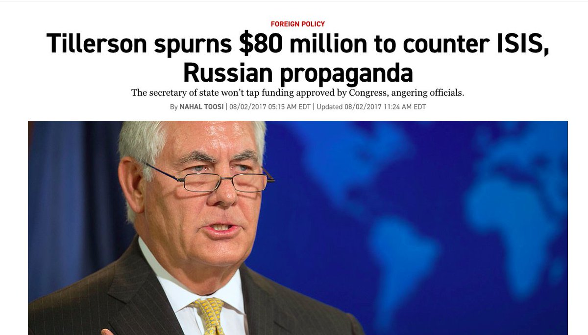 It appears that the GEC didn't get any money in 2017 (Secretary of State Tillerson turned the money down), and $40 Million was transferred to the GEC from the Defense Dept. only this year. So, the entire department has far less than the purported $160 Million for journalists.