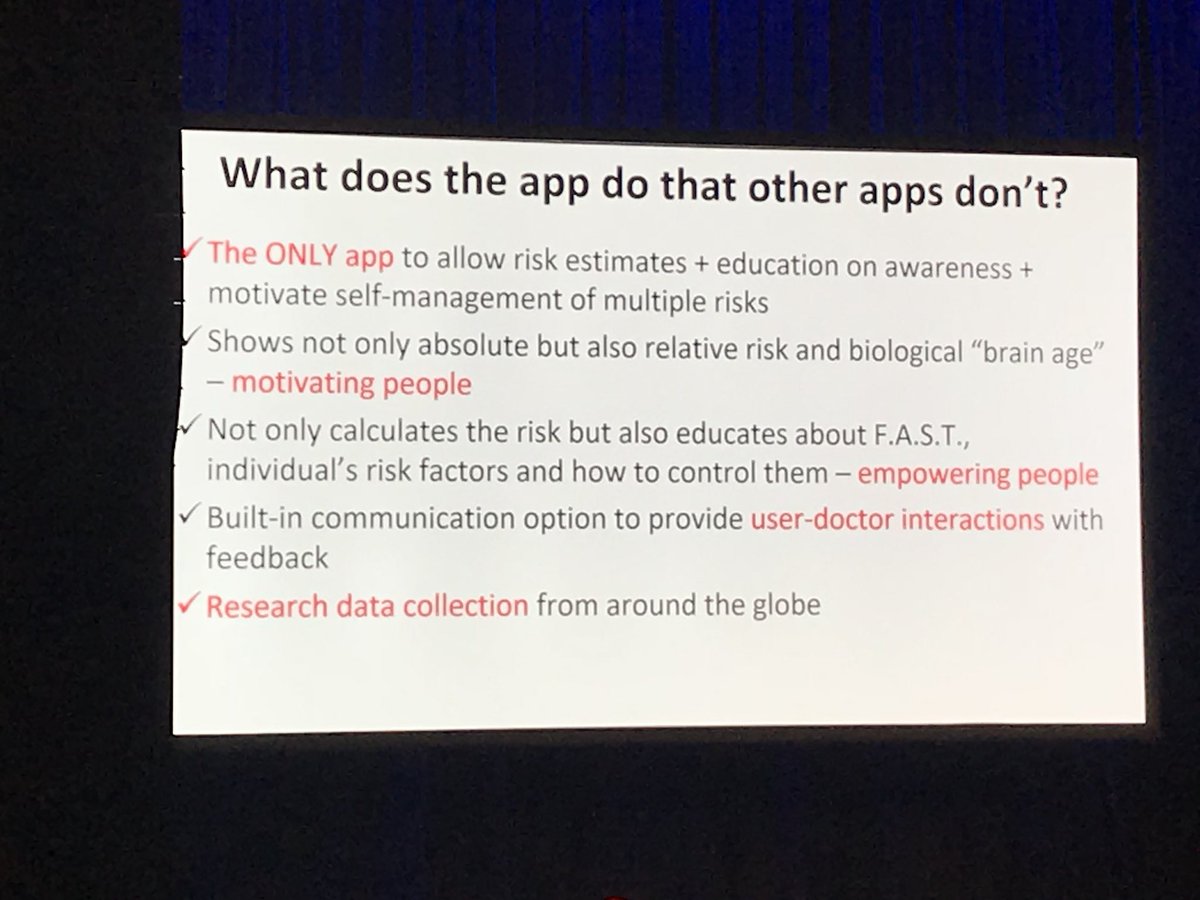 #Education a critical part of #strokeprevention - motivating and empowering people to undertake health behaviour change #STROKE2018SYD