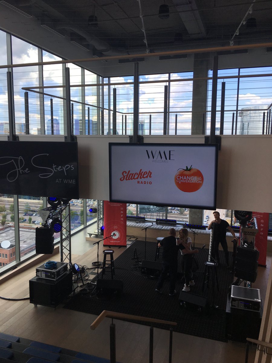 LXL_Support's tweet image. Oh...you know...just kickin&apos; it in Nashville. At our #slackerradio/#slackerstudio party with @changetheconvo...watching performances from @NatalieStovall @postmonroe and @LaurenDuski! It&apos;s how we do.