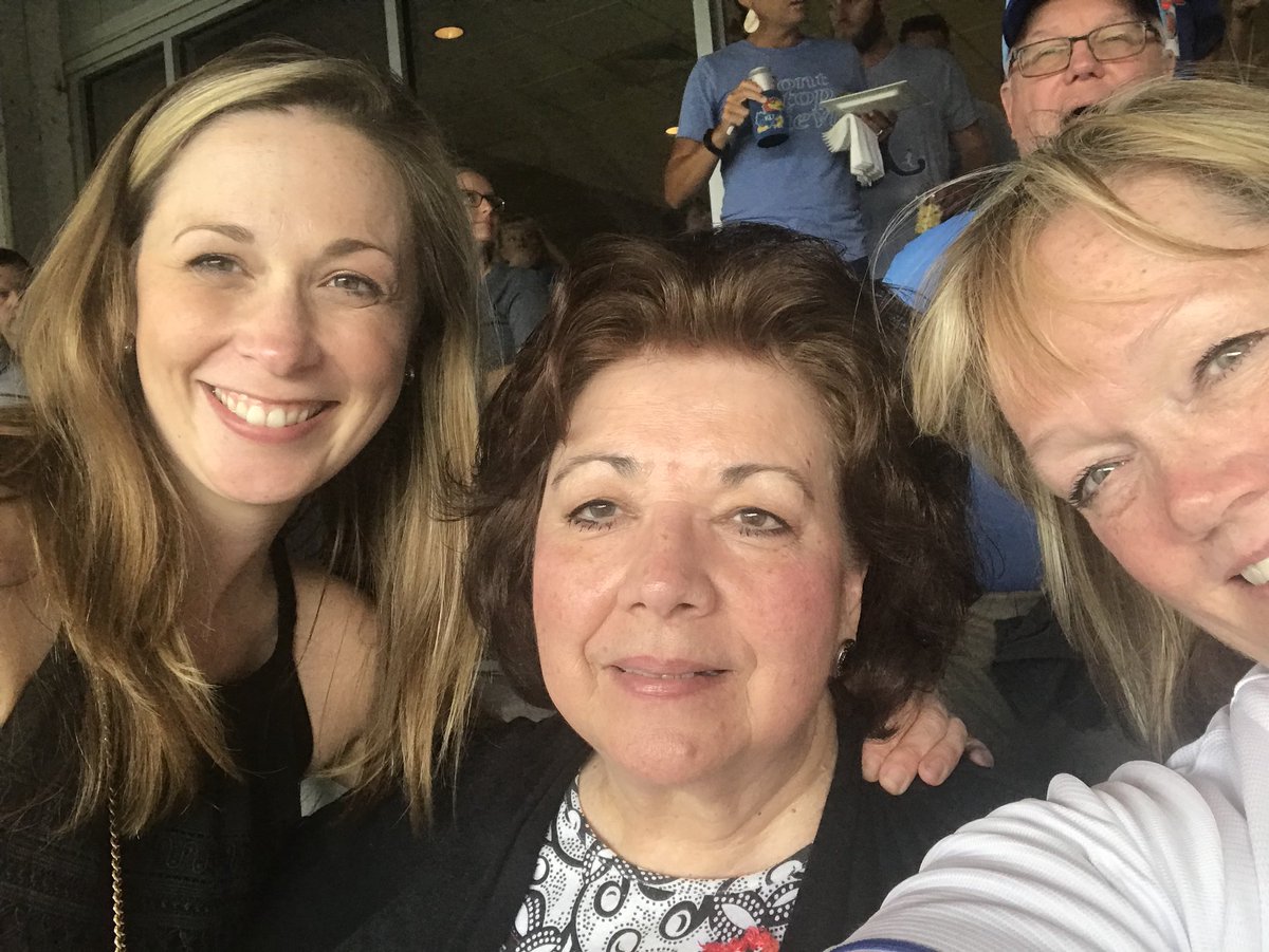 Kimmie, Linda and Ariel from Xtend Healthcare. Royals game. Region 8 MASI 2018. #Xendhealthcare