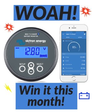 Inverters_R_US's tweet photo. This month our #giveaway is a @Victron_Energy BMV-712 battery monitor, a battery balancer and a @SpartanPowerUSA electricity usage meter. This package retails for $296.57! Enter today! https://t.co/FrrItzMQiI #freestuff #awesome https://t.co/ctAggIm5WZ