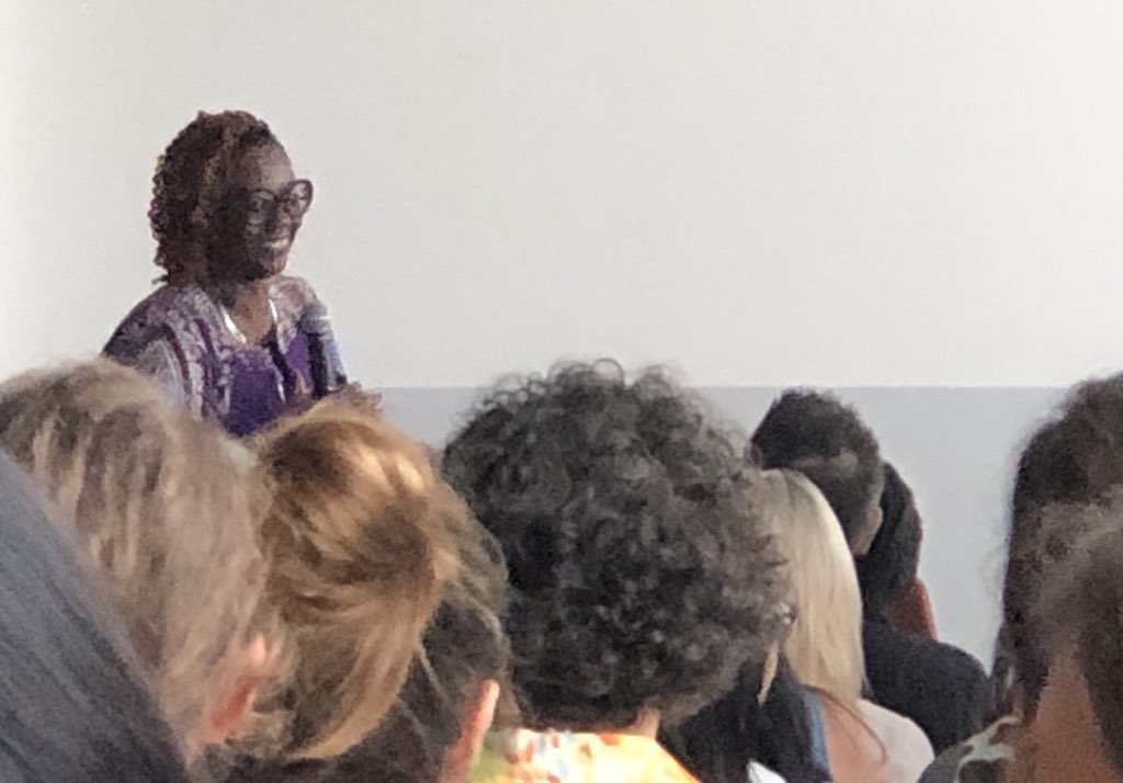 KathyGullickson's tweet photo. Caroline Wanga, VP Diversity & Inclusion at Target, shares wisdom and great humor with Mpls MadWomen. Know who you are! Who you are is non-negotiable! An incredible message with power! Thank you! #mwidentities https://t.co/kpqOZXAWNC