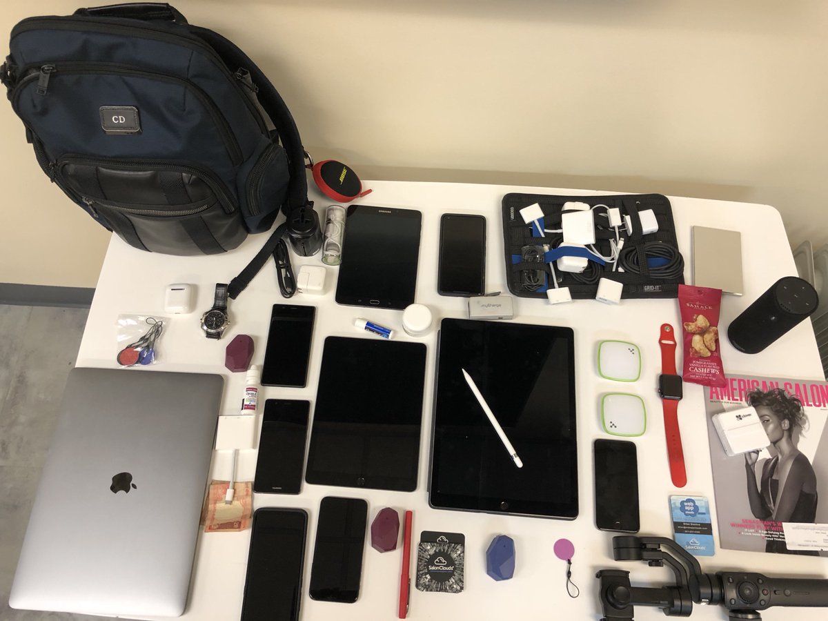 webappclouds's tweet image. People often ask me: What is in your backpack?