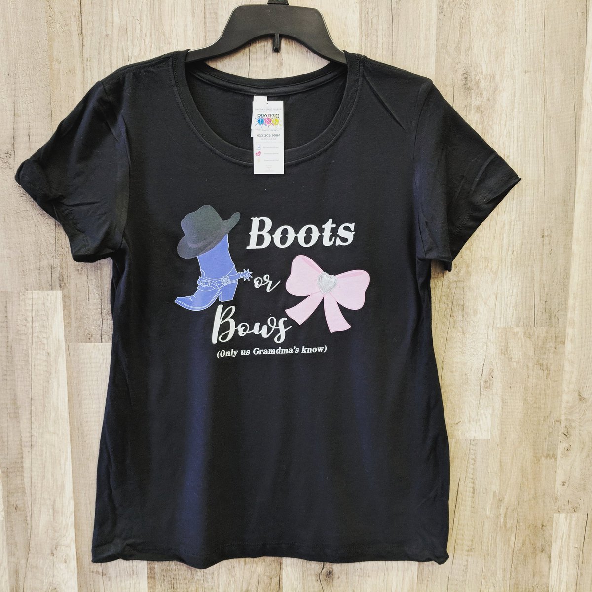 Powered_By_INK's tweet photo. Gender reveal t-shirts. Want a cute t-shirt for your reveal party we've got you covered! #poweredbyink #CustomTshirts #genderreveal #bootsorbows #youthinkitweinkit https://t.co/lo0tp8YjFY