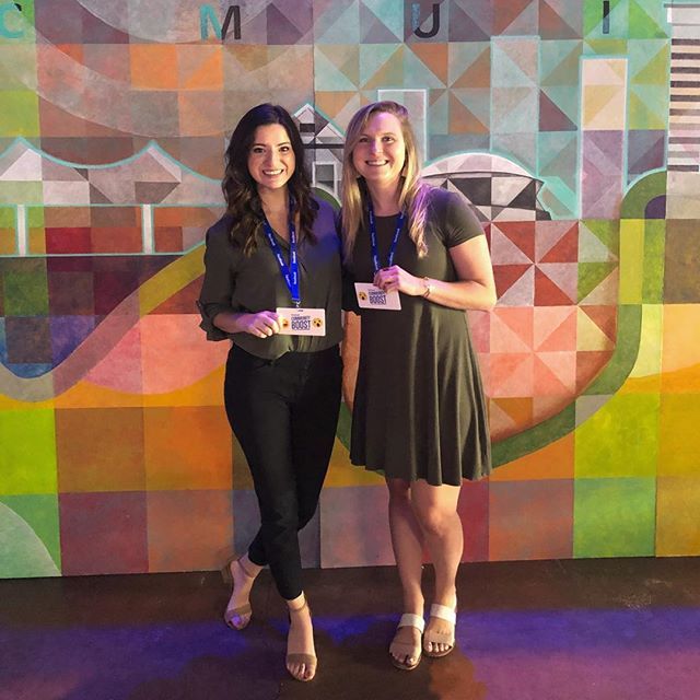 Our social media team thoroughly enjoyed learning and networking at #FacebookCommunityBoost today! Thanks for taking the time to chat with us, <a href="/facebook/">Facebook</a>! #teamXdesign #AccidentalMatching