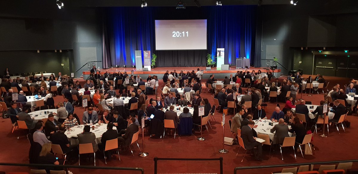 elissarenton's tweet photo. Roundtable discussions happening @Techingov_AU, if only it were possible to be in multiple places at once. @VeriDocGlobal #QRcode #CyberSecurity #TechinGovAU https://t.co/e1k689wvk0