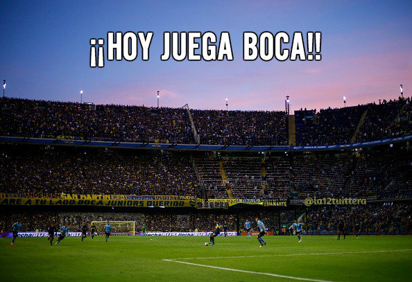 la12tuittera's tweet photo. ¡¡HOY JUEGA BOCA!! en el TEMPLO del Fútbol Mundial 💙💛💙

#QueremosLaCopa 7⃣🏆 https://t.co/GJTtfLWul3