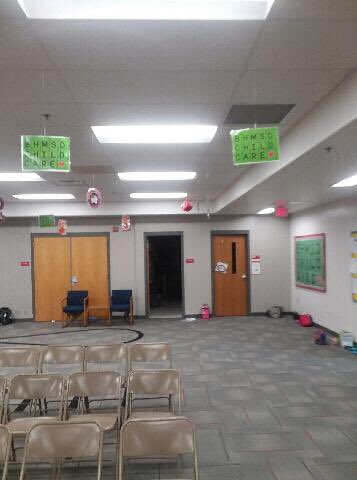 BHMSDCHILDCARE's tweet photo. Childcare is decorated and ready for the kids Monday.#lovethesekids❤️ https://t.co/bOrJPQ4vtd